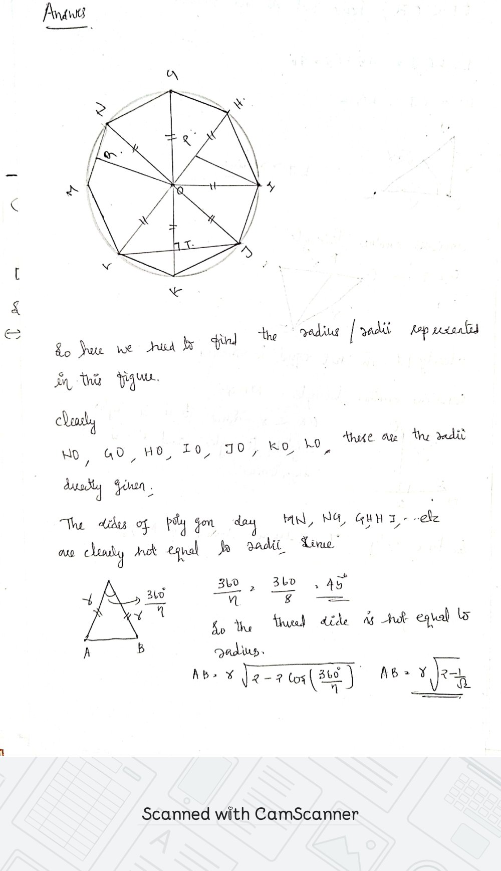 Geometry homework question answer, step 1, image 1